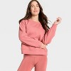 Women's Airy Sleek Ribbed Crewneck Sweatshirt - All In Motion™ - 3 of 4