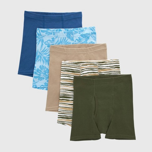Fruit Of The Loom Boys' 7pk Striped Boxer Briefs - Colors May Vary