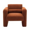 CAVINAS Modern Accent Chair with Back and Pillow,8" Thick Memory Foam Armchair,Upholstered Reading Chair for Living Room,Office - 4 of 4