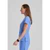 Grey's Anatomy by Barco Classic Women's Riley 3-Pocket Mock Wrap V-Neck Srub Top - 3 of 4