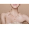 Wrapables Gold Tone White Crystal True Elegance Crystal Necklace and Stud Earrings Jewelry Set - 2 of 3