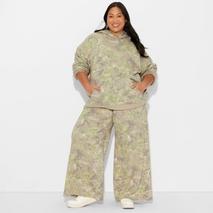 Women's Low-Rise Super Wide Leg Pull-On Pants - Wild Fable™ - 1 of 3