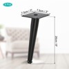 Unique Bargains Metal Sofa Furniture Leg with Screws for Cupboard Table 4 Pcs - 2 of 4