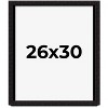 PosterPalooza | Modern Shadow Box 1" Depth Black Picture Frame - UV Acrylic, Backing, Hanging Hardware - 2 of 4