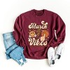 Simply Sage Market Women's Graphic Sweatshirt March Vibes Basketball Cheetah - 3 of 4