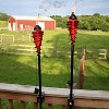 Sunnydaze Outdoor Adjustable Height Glass and Metal Swirl Patio and Lawn Torch Set - 4 of 4