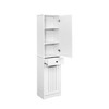 Chery Life Laundry Cabinet with 1 Storage cabinet and 1 Drawer - White - 4 of 4