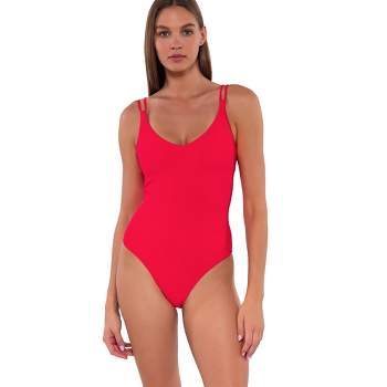 ZAFUL Plus Size Knot One Piece Swimsuit CHESTNUT RED , #Sponsored