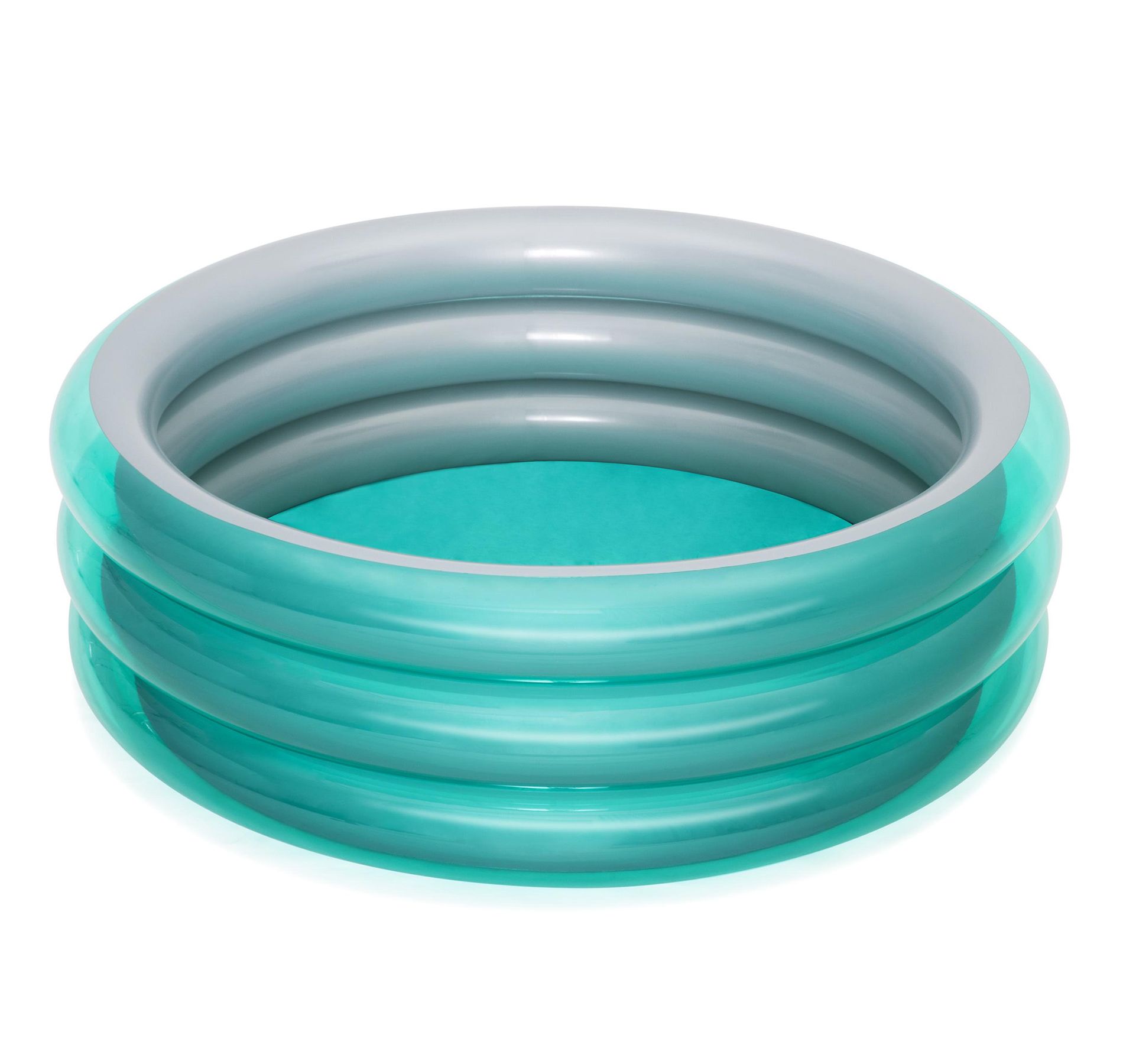Bestway H2OGO! Big Metallic 3-Ring Inflatable Play Pool (5’7” Diameter)
