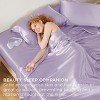Satin Sheets Queen Size - Similar to Silk Sheets, Silky Bedsheet, Luxury & Ultra Soft, Non-Fading & Wrinkle Free, Good for Hair & Skin, Gifts for Wome - 4 of 4