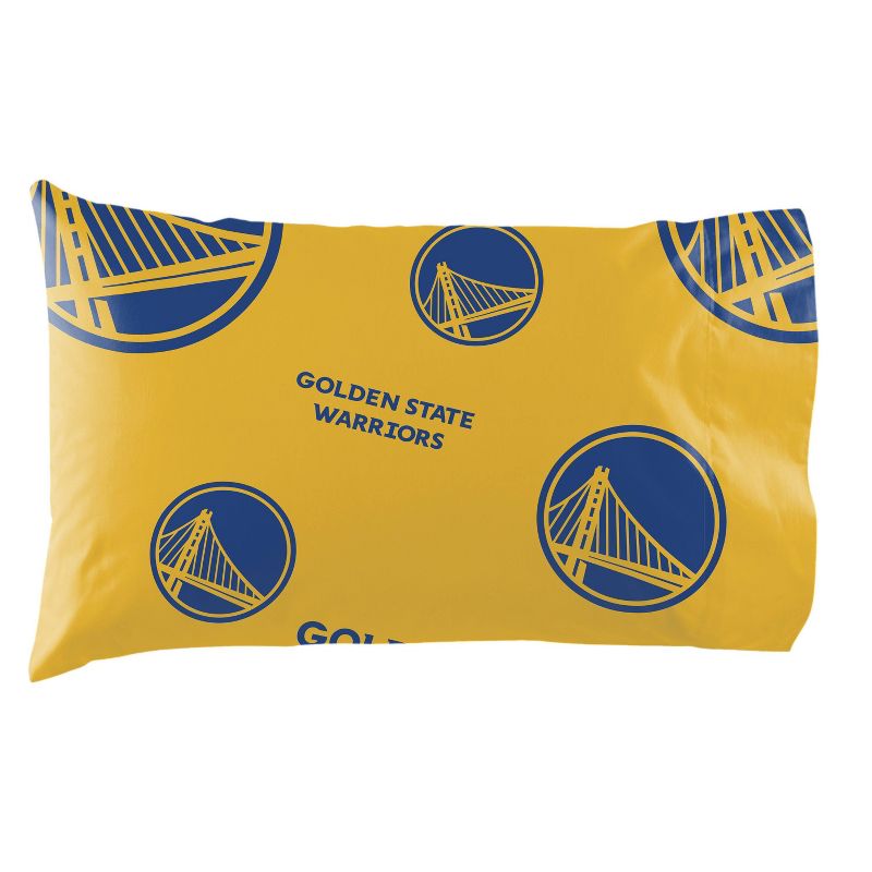 NBA Golden State Warriors Rotary Bed Set, 3 of 4