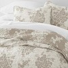 FIONECA Quilt Set- Lightweight - All Season Quilted Coverlet - Distressed Bouquet - 3 of 4