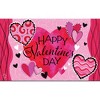 Briarwood Lane Doormat 30x18 Indoor Outdoor Patterned Valentine's Hearts For Valentine's Doormat - 3 of 4