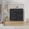 Whizmax 12 Dresser Drawer for Bedroom, Chest of Drawers, Wide Fabric Storage Drawer with Wood Tabletop for Kids Room, Closet, Hallway, Entryway - image 3 of 4