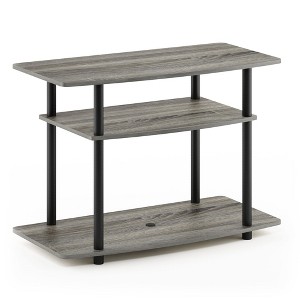 Furinno 3-Tier TV Stand Console Table Media Entertainment Center for TV's up to 32" - 1 of 4