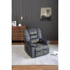 Velvet Power Lift Recliner Chair with 8-Point Massage and Lumbar Heating, USB Port - 4 of 4