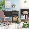 Modern Kids' Desk Dark Gray - Pillowfort™