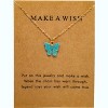 Colorful Acrylic Butterfly Pendant Necklace - Bohemian Retro Adjustable Chain for Women, Insect Animal Jewelry Gift - 2 of 4