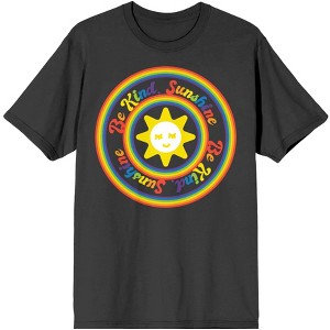 Be Kind Sunshine Men's Charcoal T-shirt - 1 of 3