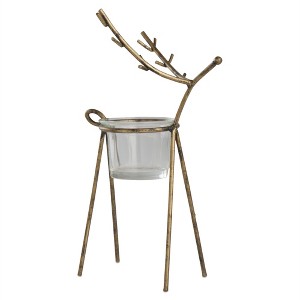 tagltd Reindeer Small Tealight Holder - 1 of 2