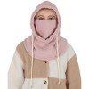 Anna-Kaci Winter Fleece Face Mask Balaclava Warm Neck Face Cover Hat Cap Hooded Scarf for Men and Women - 2 of 4
