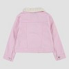 Levi's® Toddler Girls' Faux Shearling Trucker Jacket - Pink - image 2 of 4