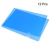 Unique Bargains Office L-Type Clear Plastic File Project Pockets 12 Pcs - 3 of 4