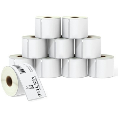 BETCKEY  Compatible  99019 , 25/16in x 71/2in Large Lever Arch File Labels, Compatible with  Labelwriter 450, 4XL, Rollo & Zebra Desktop Printers