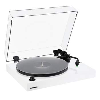 Fluance High Fidelity Vinyl Turntable Record Player, Audio Technica VM95E, Anti-Resonant Platter, Acrylic Mat, Preamp
