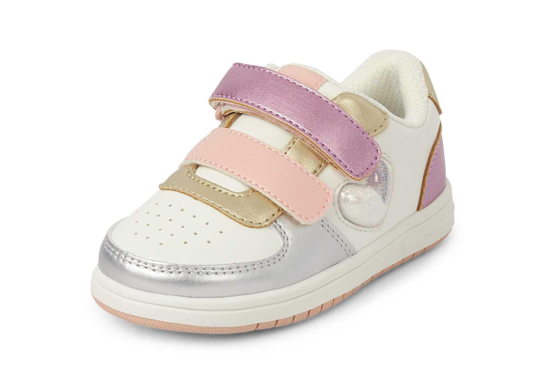 The Children's Place Toddler Girls Confetti Shaker Heart Low Top Sneakers