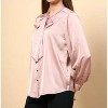 Women's Brooke Satin Tie Top - WISHLIST - 4 of 4