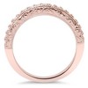 Pompeii3 1ct Vintage Engagement Wedding Ring Semi Mount Set 14K Rose Gold - 3 of 4