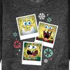 Men's - SpongeBob SquarePants - Festive Christmas Photos Graphic Fleece Sweatshirt - 2 of 4