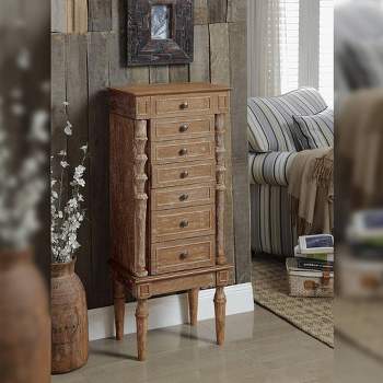 16" Taline Armoire Weathered Oak - Acme Furniture