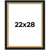 PosterPalooza | Embellished Brown Picture Frame - UV Acrylic, Foam Board Backing, Hanging Hardware - 2 of 4