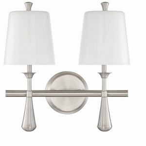 Craftmade Lighting Palmer 2 - Light Vanity in  Brushed Polished Nickel - 1 of 1