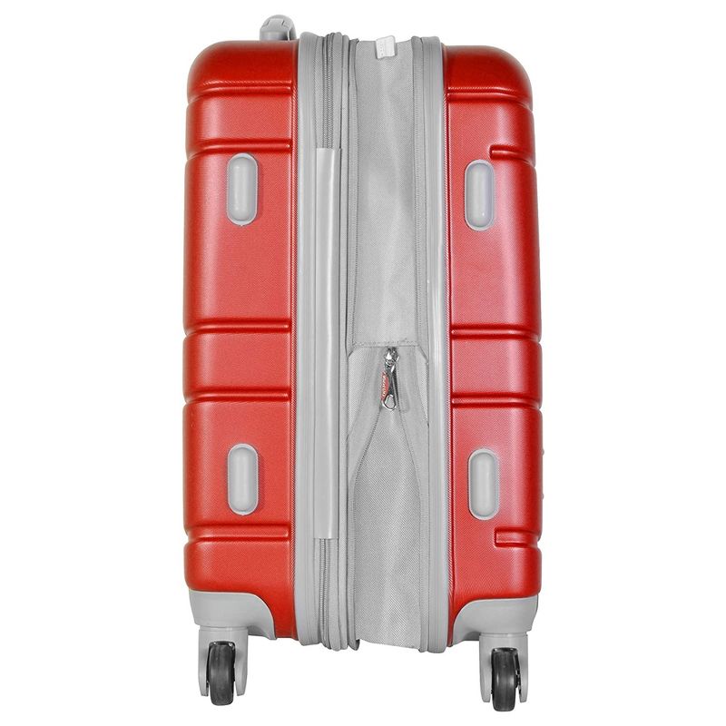 Olympia Denmark 21" Expandable Carry On 4 Wheel Spinner Luggage Suitcase, 3 of 7