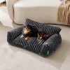 Cute Couch Bed for Pets, Supportive Cat Sofa for Indoor Cats, Medium Dog Sofa Bed for Medium Dogs, Grey, 30 inches - 2 of 4