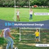 Costway 2 in 1 Football Training Equipment w/ 4 Ground Stakes 18 Bungee Ropes for Park - 2 of 4