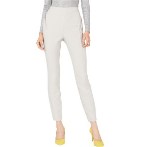 I.N.C International Concepts Womens Zip-Pocket Casual Trouser Pants, Beige, 6 - 1 of 1