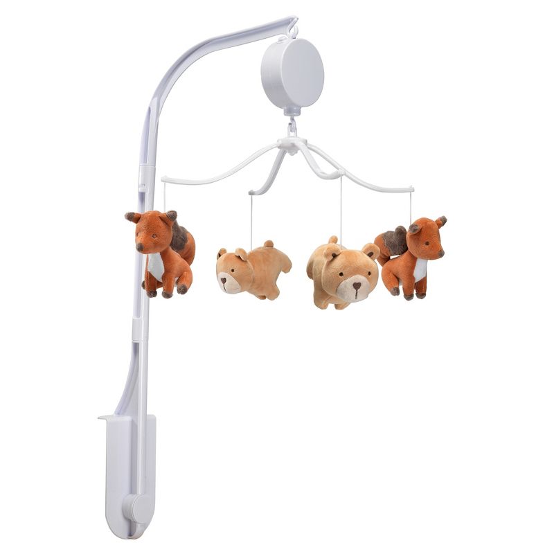 Bedtime Originals Animal Alphabet Bear/Fox Musical Baby Crib Mobile Soother Toy, 4 of 8