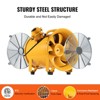 VEVOR Portable Ventilator, 12" Heavy Duty Cylinder Fan, 550W Strong Shop Exhaust Fan 2500CFM, 9.8ft Power Cord (No charging head), Yellow - 4 of 4