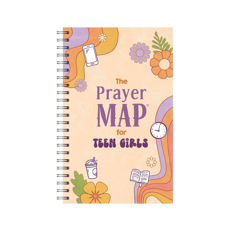 The Prayer Map for Teen Girls - (Faith Maps) by  Compiled by Barbour Staff (Spiral Bound), 1 of 2