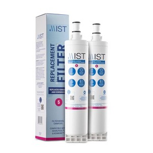 Mist 4396508 & EDR5RXD1 Water Filter Replacement Compatible Whirlpool Models: 4396508 4396510 2pk - 1 of 4