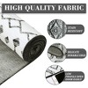 Machine Washable Moroccan Geometric Area Rug, 5' x 7' Gray - 3 of 4