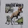 Women's - Jurassic Park - Welcome To Jurassic World Dino Oversized Graphic T-Shirt - 2 of 4