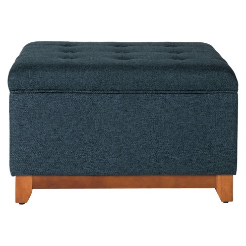 Navy blue hot sale ottoman target