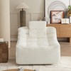 PAGED Swivel Accent Chair Oversize Glider Chair with Switchable Head Pillow and Waist Pillow, Comfy Chair for Bedroom - 2 of 4