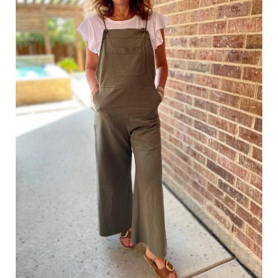 Women's Lanie Overalls - Self Contrast
