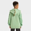 Boys' Jurassic Park Cosplay Full Zip Pullover Hoodie - Green - 3 of 4